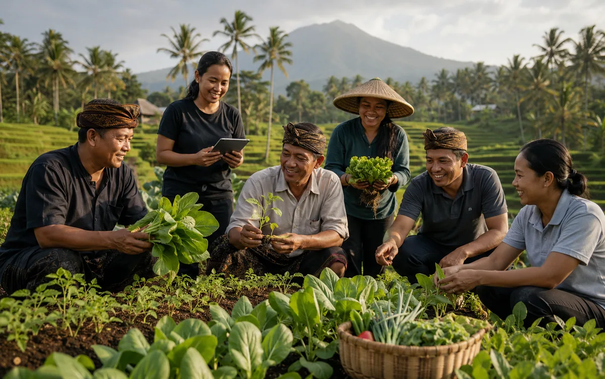 Petani Bali mengembangkan pertanian organik, hortikultura, dan agribisnis berkelanjutan